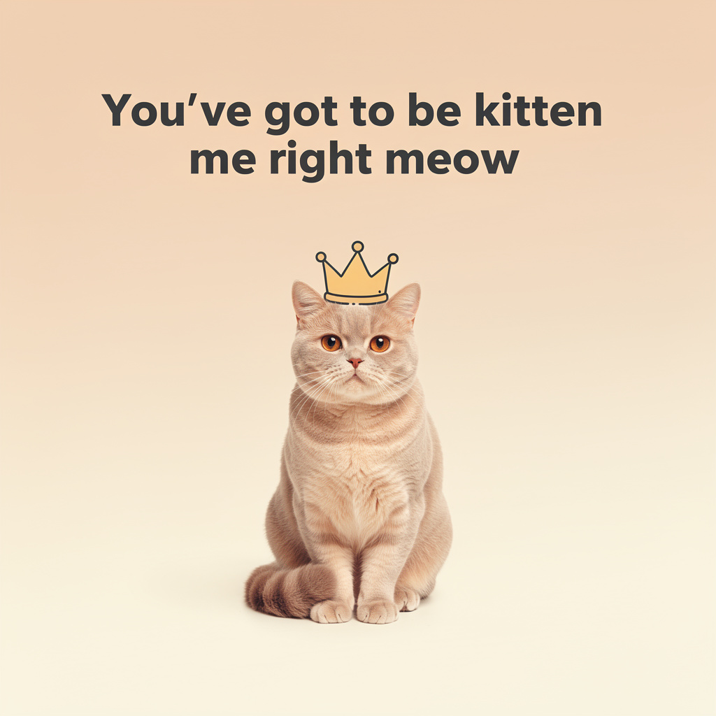 Cat Puns About Cat Behavior 🐾: cat pun illustration