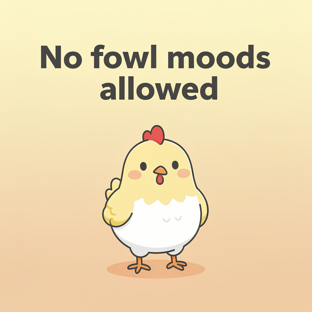 Egg-cellent Egg Puns: chicken pun illustration
