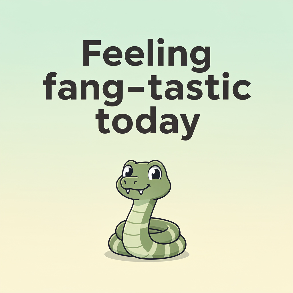 Snake Puns About Python: snake pun illustration