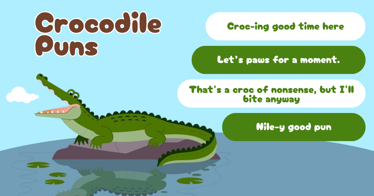 Crocodile puns