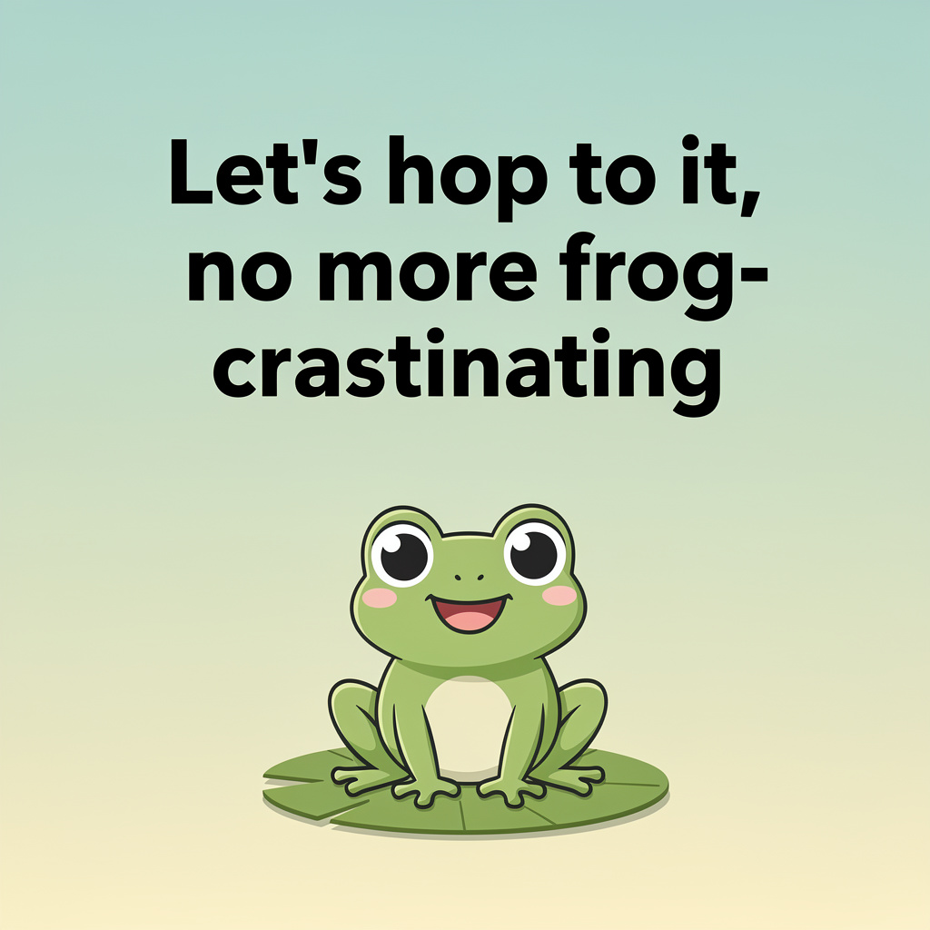 Kermit the Frog Puns (Yes, We Went There): frog pun illustration
